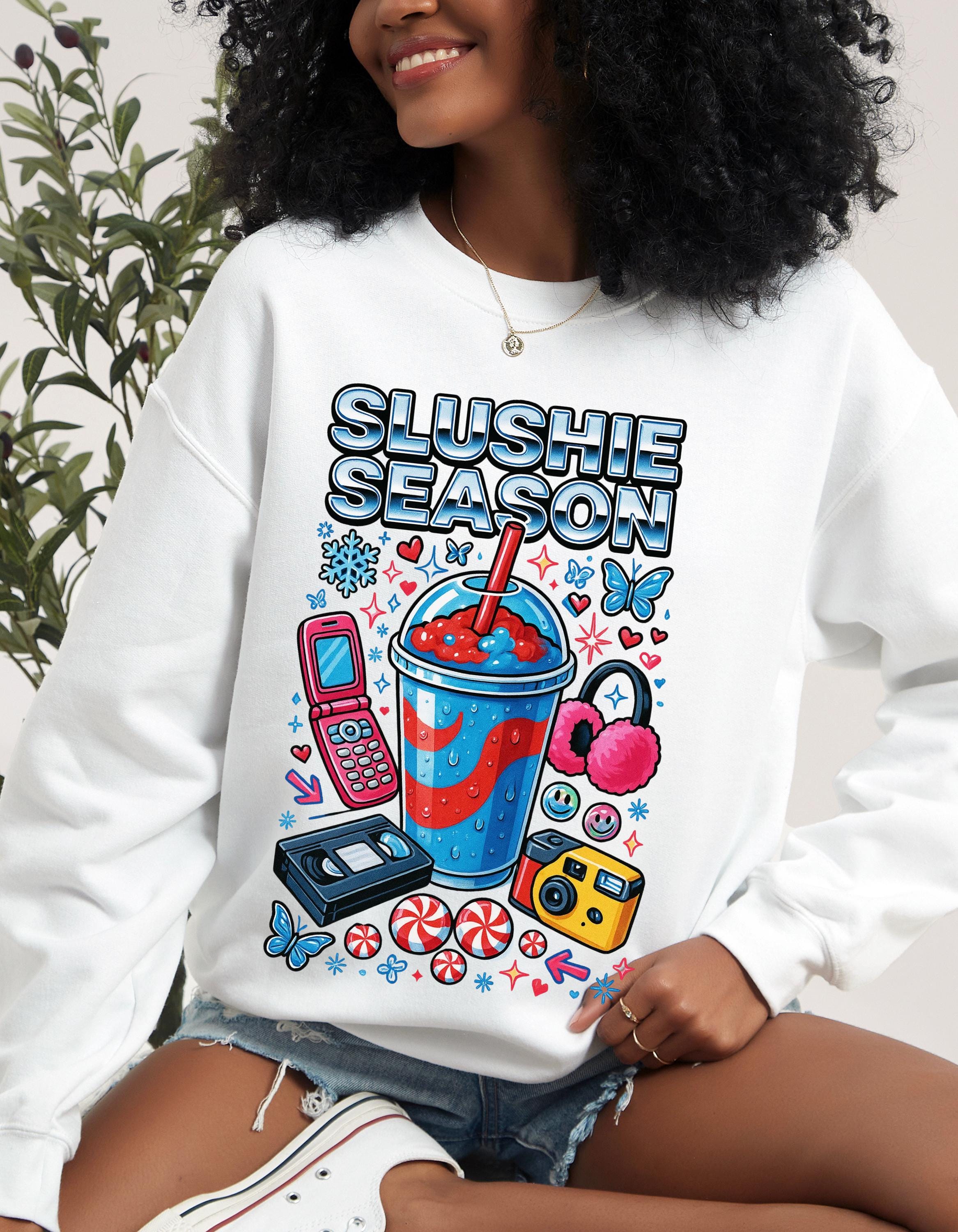 Slushie Season Crewneck Sweatshirt | Retro Y2K Streetwear