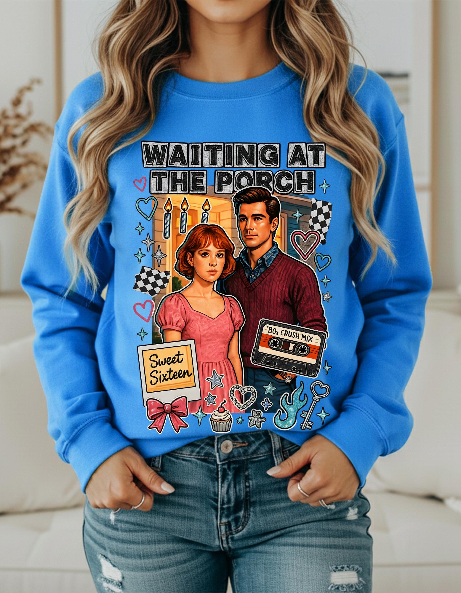 80s Crush Mix Crewneck Sweatshirt: Nostalgic Valentine's Day Gift