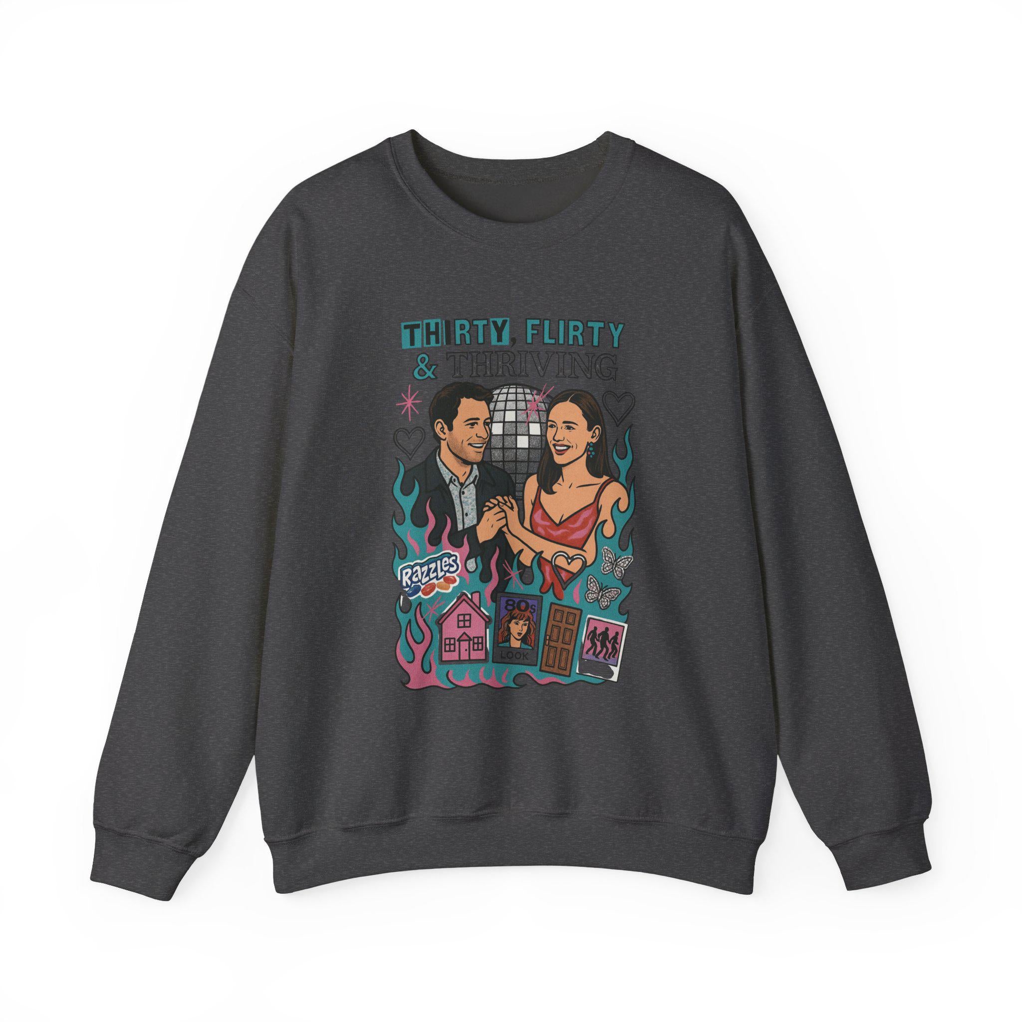 Wish Millennial Romcom Flirty Valentine Sweatshirt 30s Vibe Movie Fan Pullover Gift