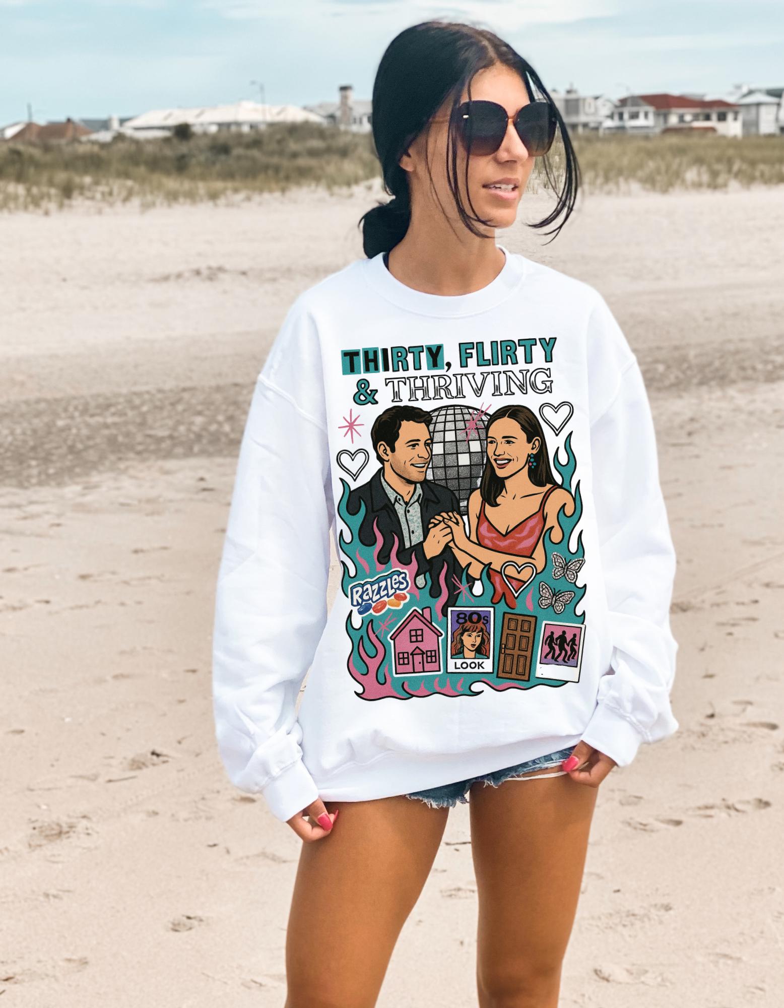 Wish Millennial Romcom Flirty Valentine Sweatshirt 30s Vibe Movie Fan Pullover Gift