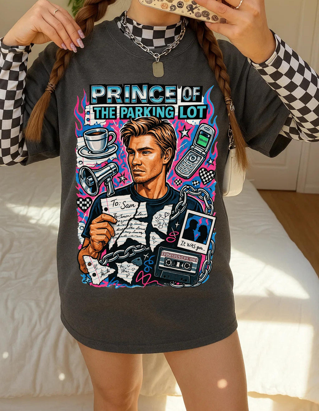 Y2K Movie Graphic Tee | Prince of the Parking Lot Vintage Shirt