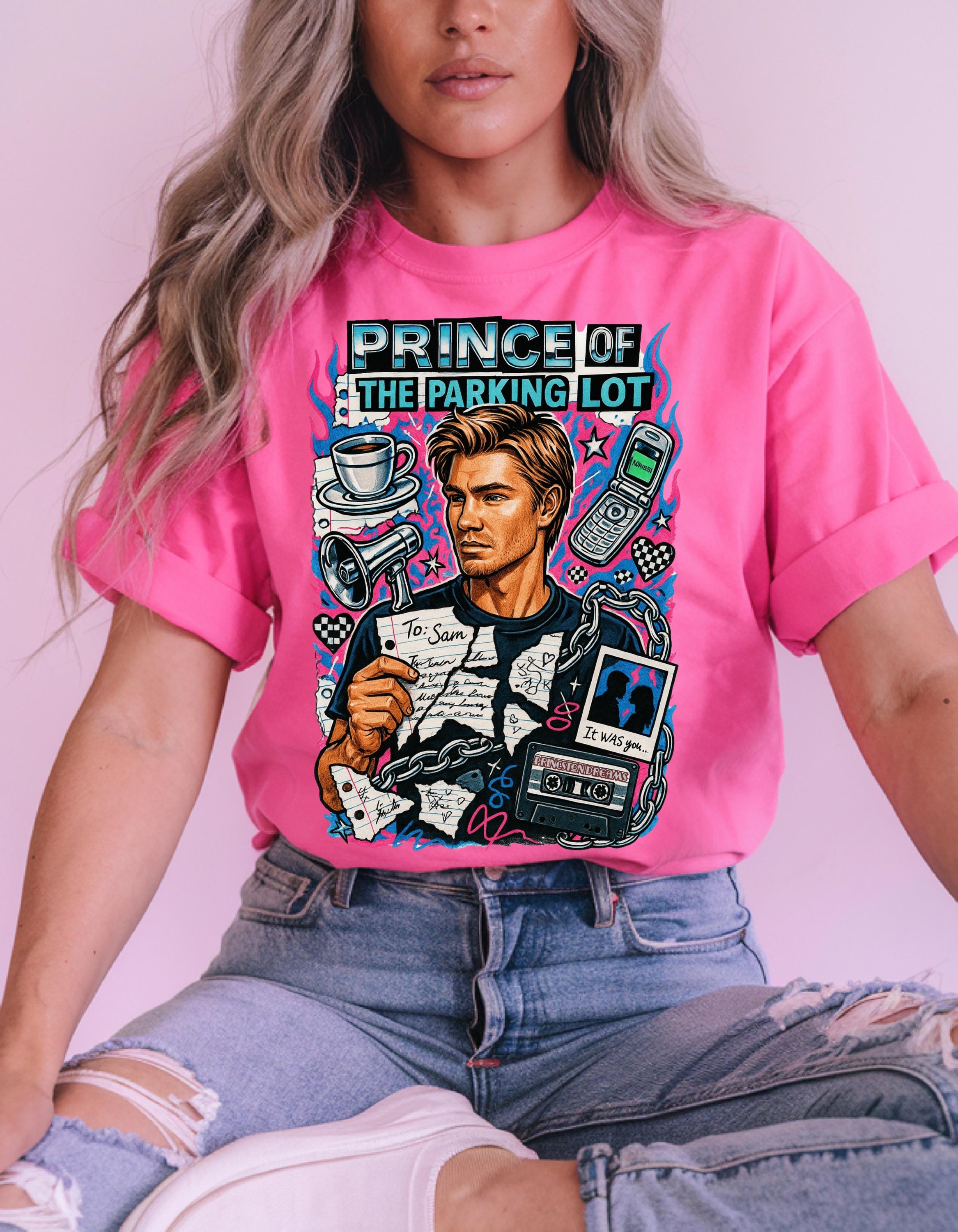 Y2K Movie Graphic Tee | Prince of the Parking Lot Vintage Shirt