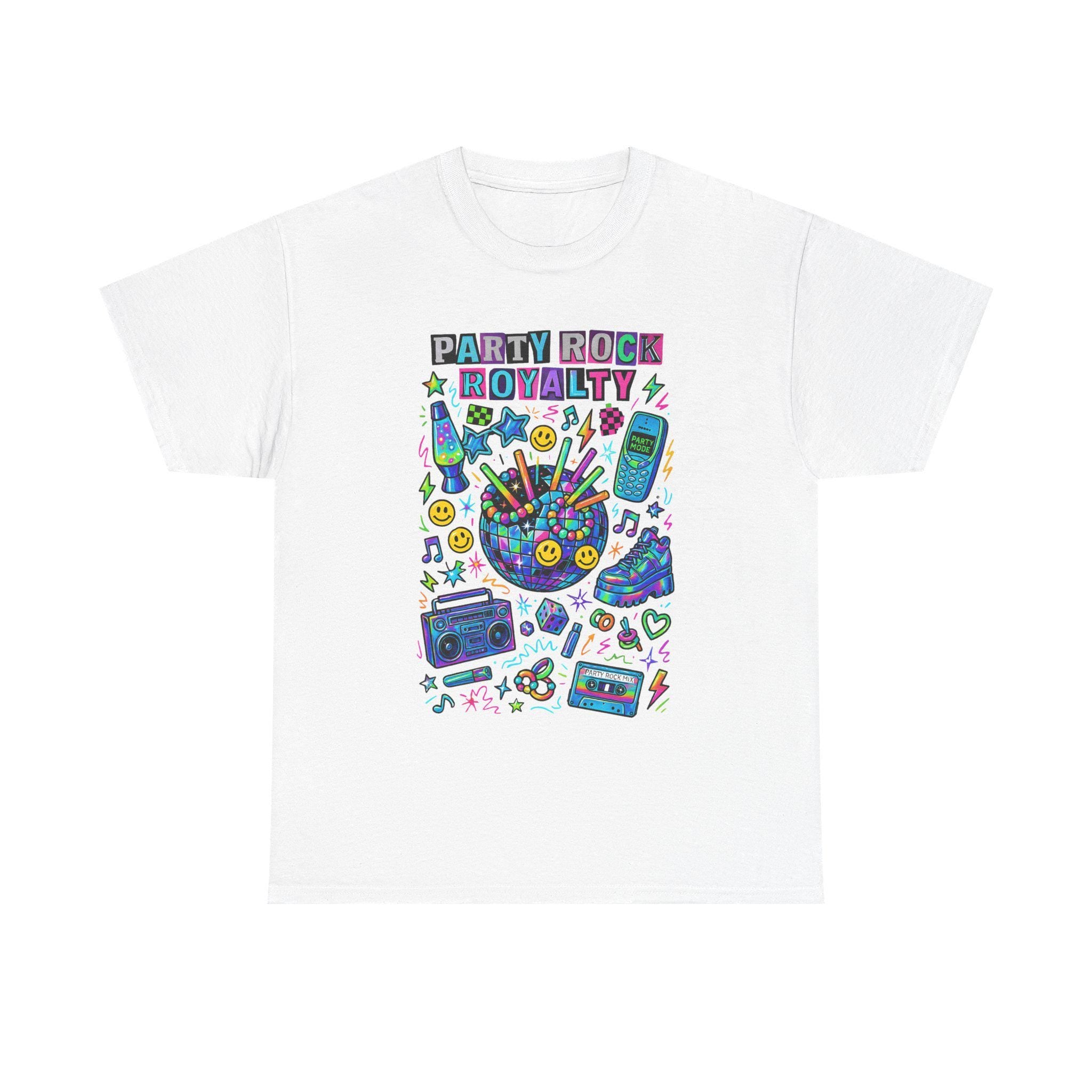 Party Rock Royalty T-Shirt | Retro EDM Dance Music Tee