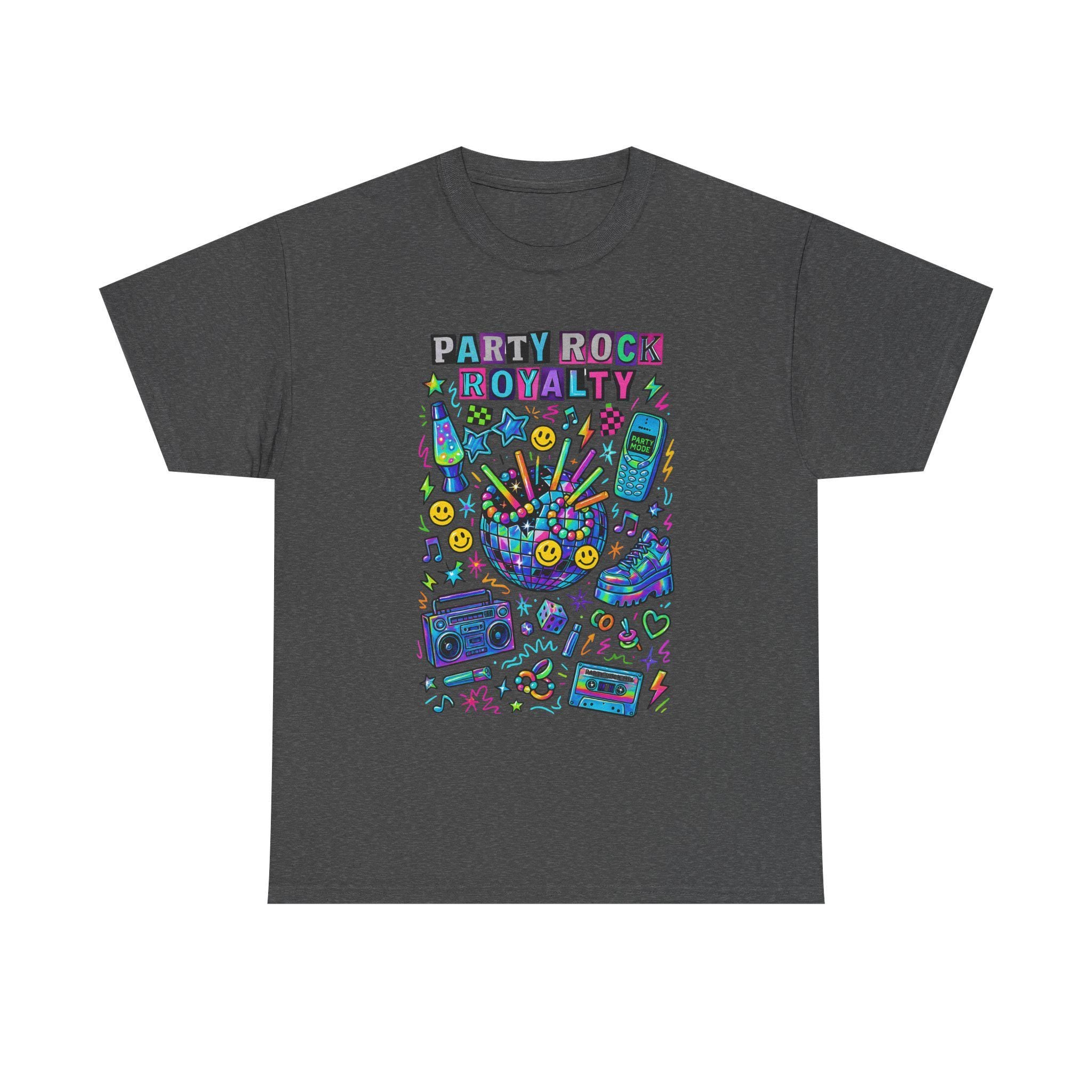 Party Rock Royalty T-Shirt | Retro EDM Dance Music Tee
