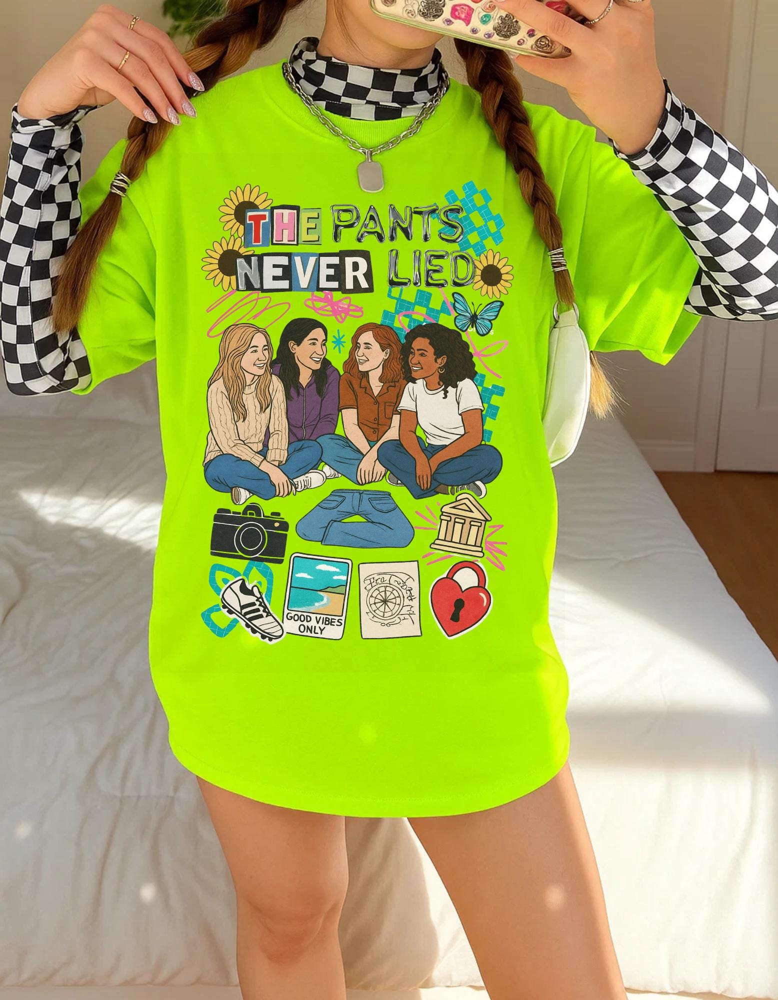 The Pants Never Ever Lied Sisterhood Tee Best Friends Friendship Book Shirt Gift BFF Unisex Top