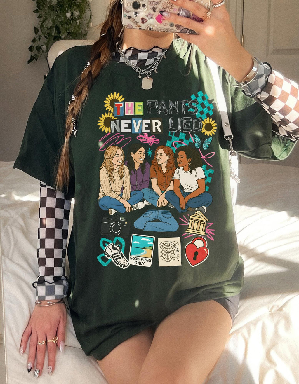 The Pants Never Ever Lied Sisterhood Tee Best Friends Friendship Book Shirt Gift BFF Unisex Top