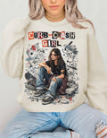 Curb Crash Girl sweatshirt | vintage grunge graphic crewneck