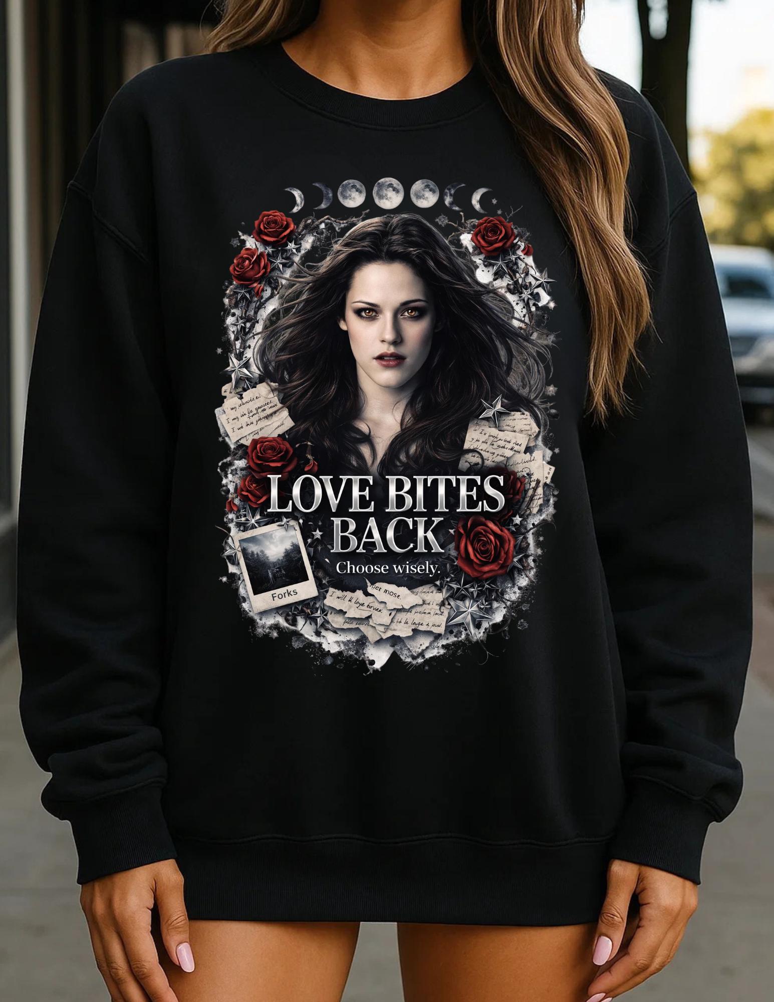 Vampire Sweatshirt: Gothic Y2K Dark Romance Gift
