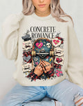 Concrete Romance Skateboarding Sweatshirt | Skater Girlfriend Design