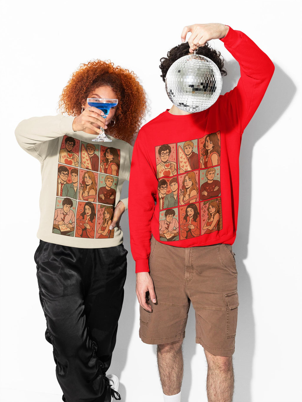Y2K Valentine Sweatshirt | California Romance, Teen Drama