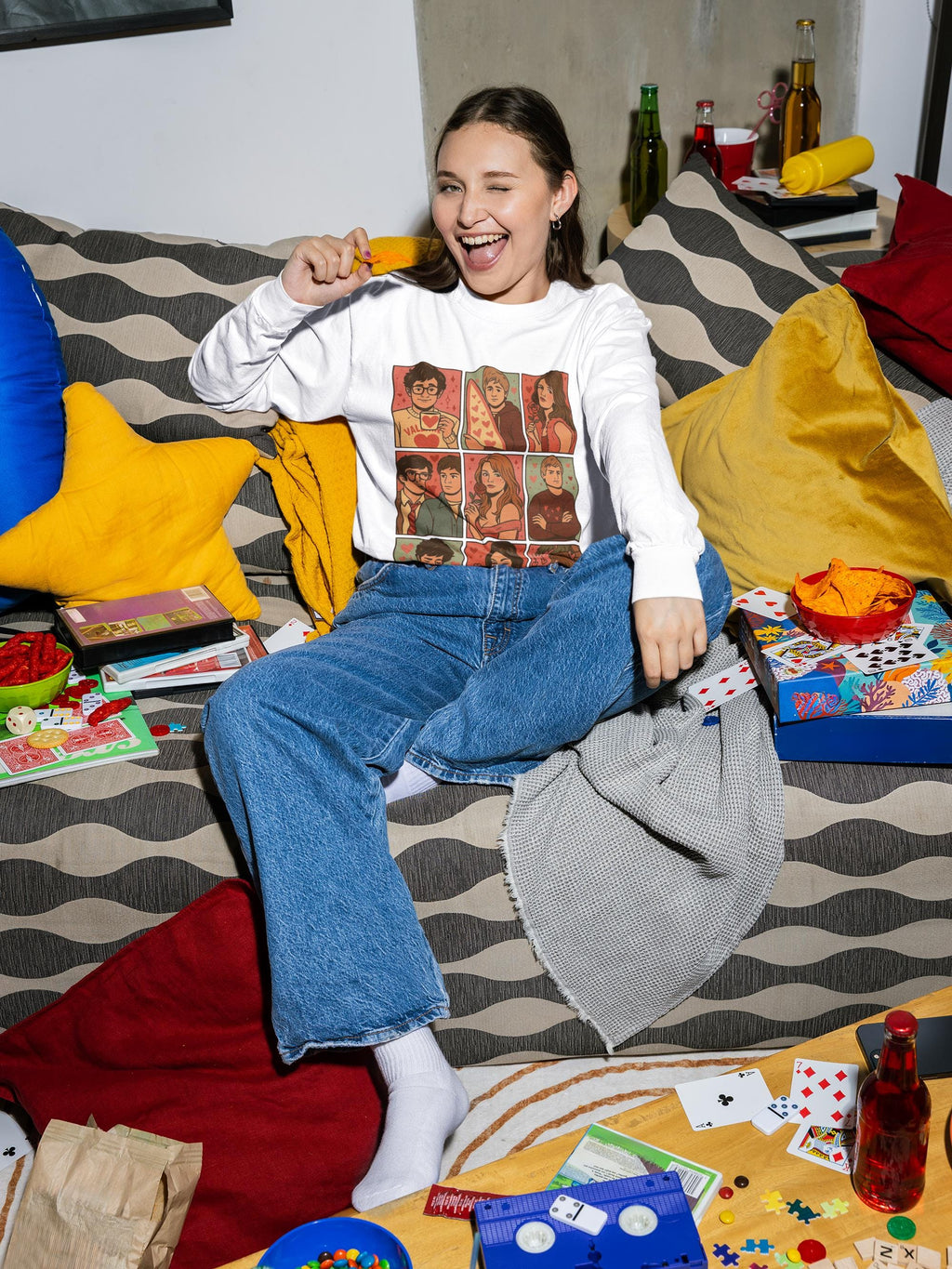 Y2K Valentine Sweatshirt | California Romance, Teen Drama