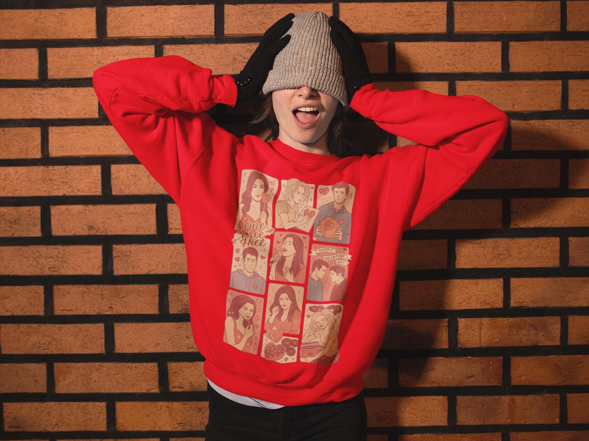 Retro Romance Sweatshirt | Early 2000s Teen Drama
