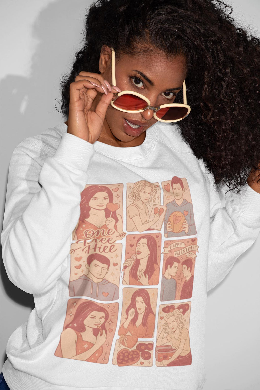 Retro Romance Sweatshirt | Early 2000s Teen Drama