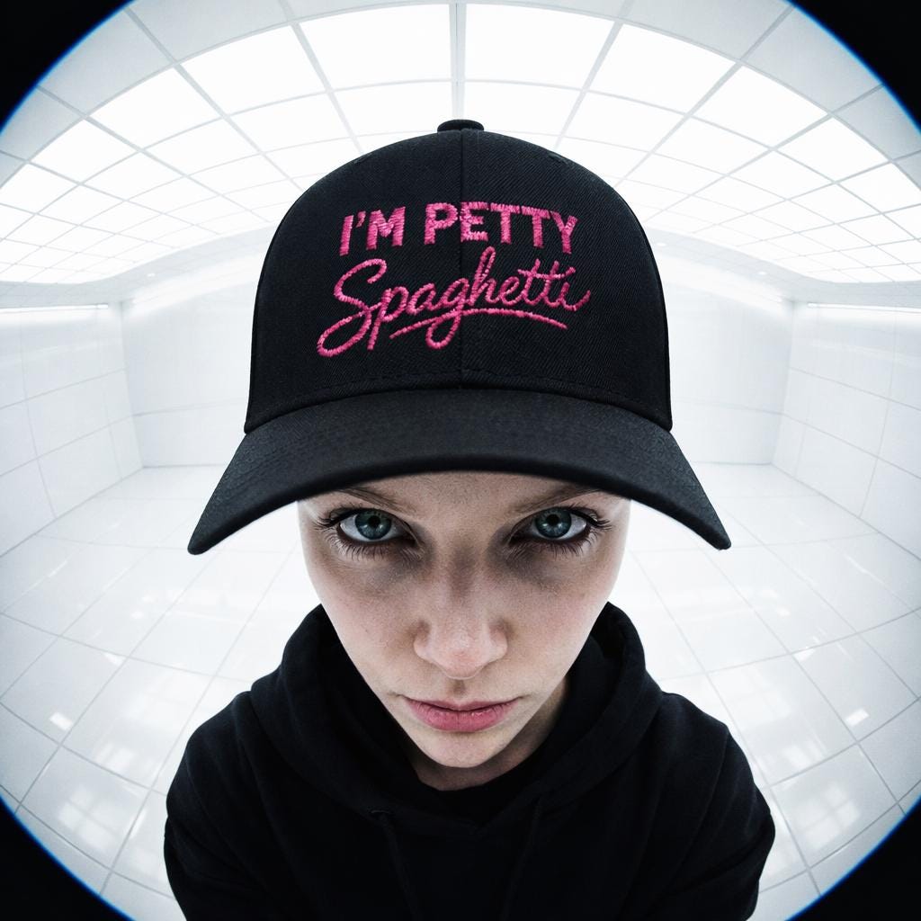 I'm Petty Spaghetti Cap | Embroidered Baseball Hat