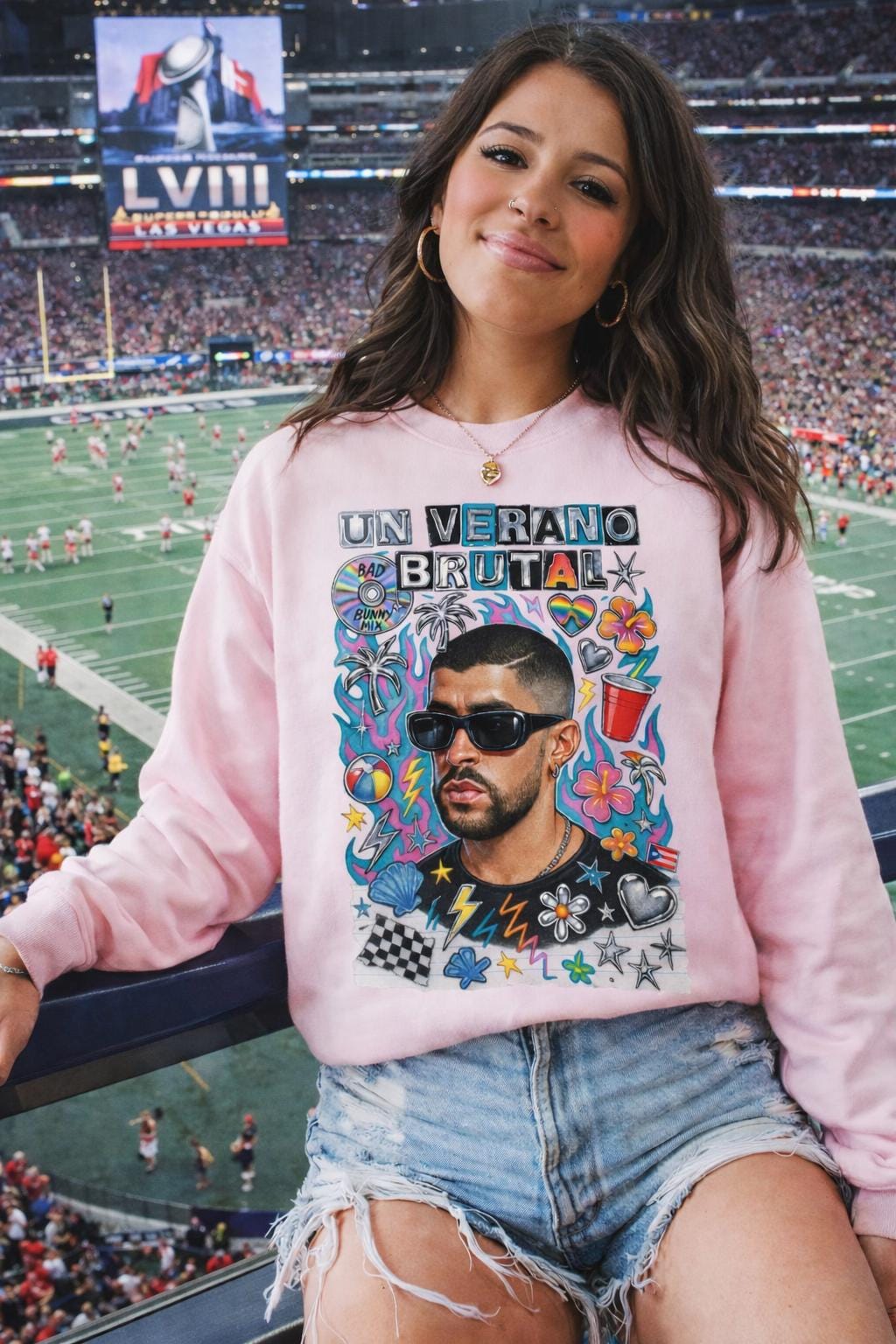 Benny Bowl 2026 Crewneck Sweatshirt Football Stadium Game Day Vintage Athleisure