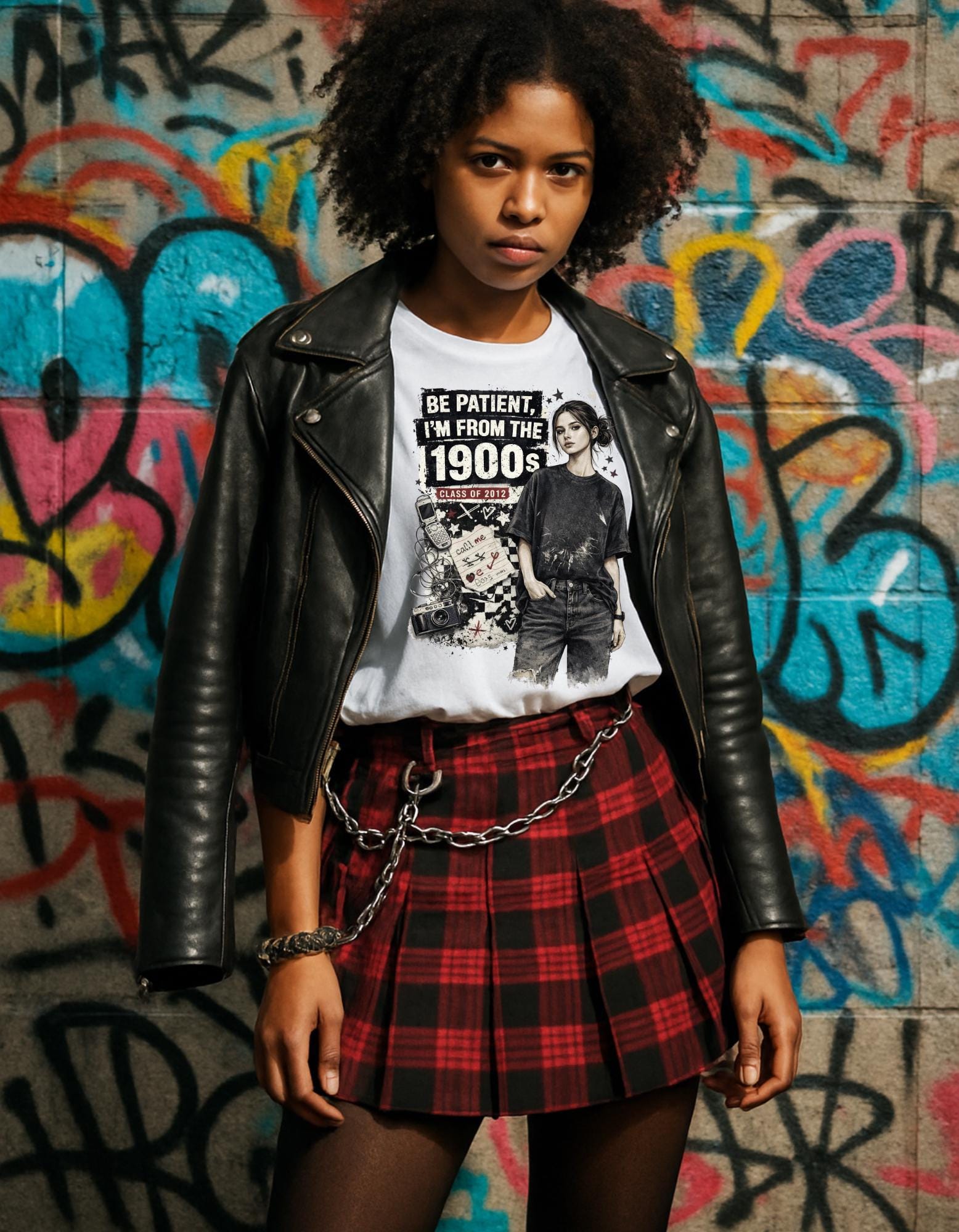 Be Patient I'm From The 1900s T-Shirt | Vintage Girl Graphic Tee