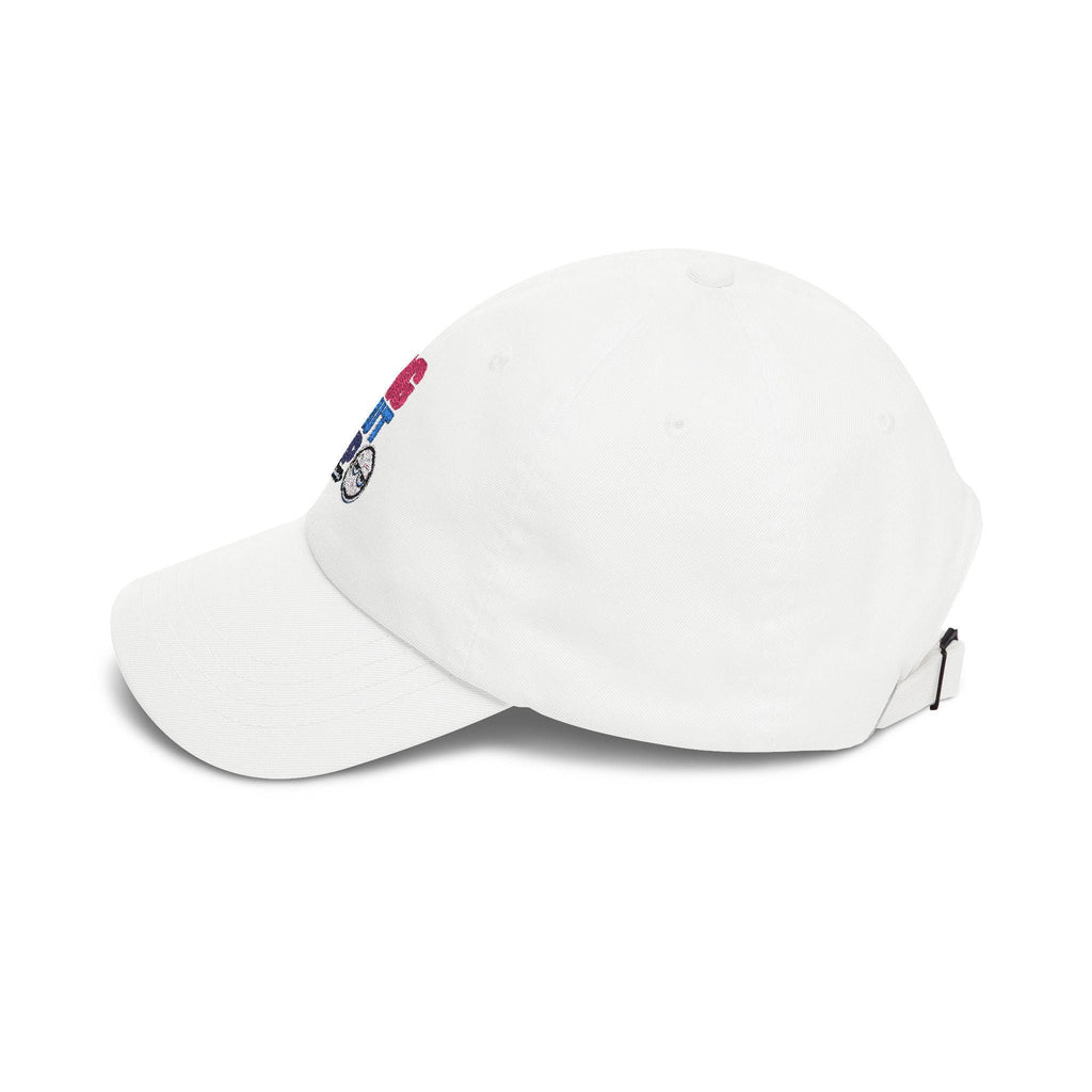 OMG Shut Up embroidered emoji cap | Dad Cap, White Adjustable Hat