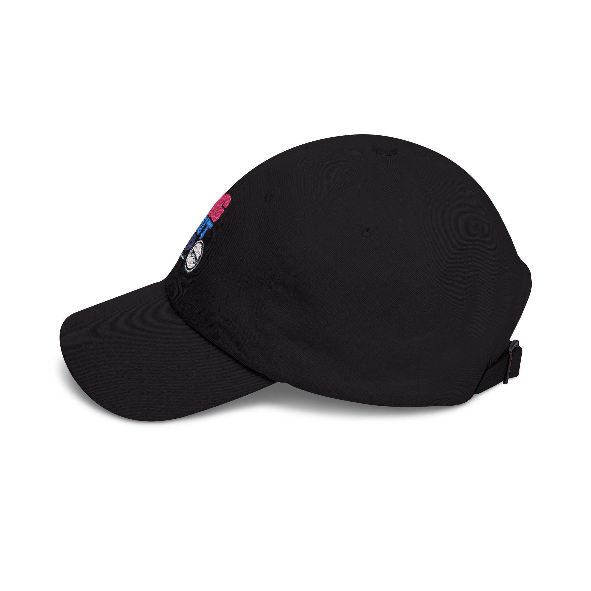 OMG Shut Up embroidered emoji cap | Dad Cap, White Adjustable Hat