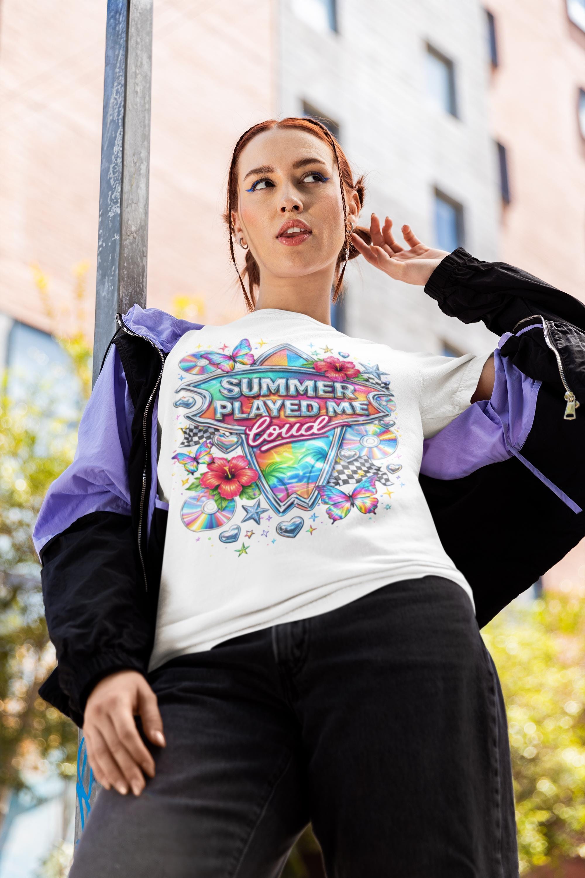 Summer Played Me Loud Comfort Colors Retro Y2K Graphic Sweatshirt