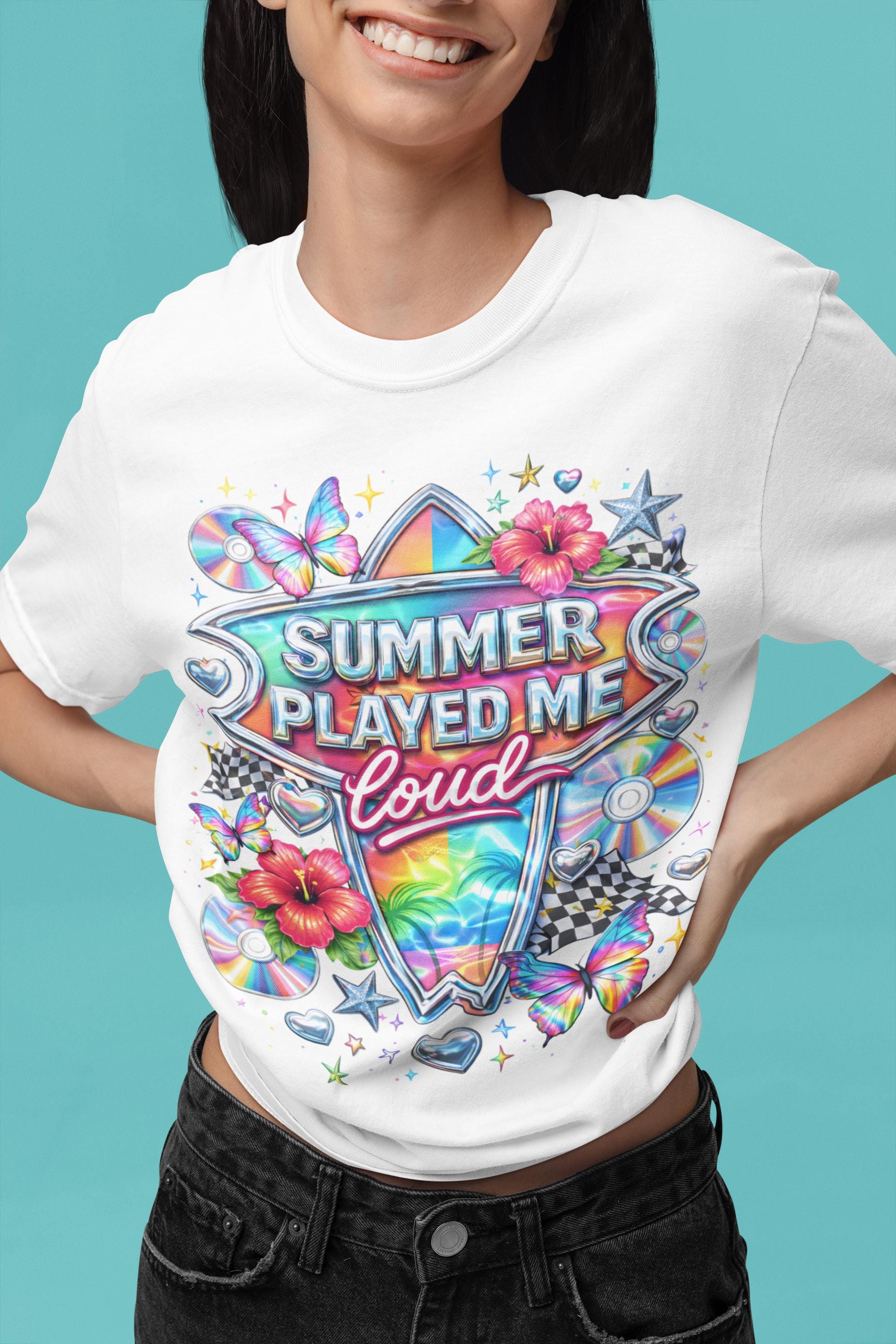 Summer Played Me Loud Comfort Colors Retro Y2K Graphic Sweatshirt