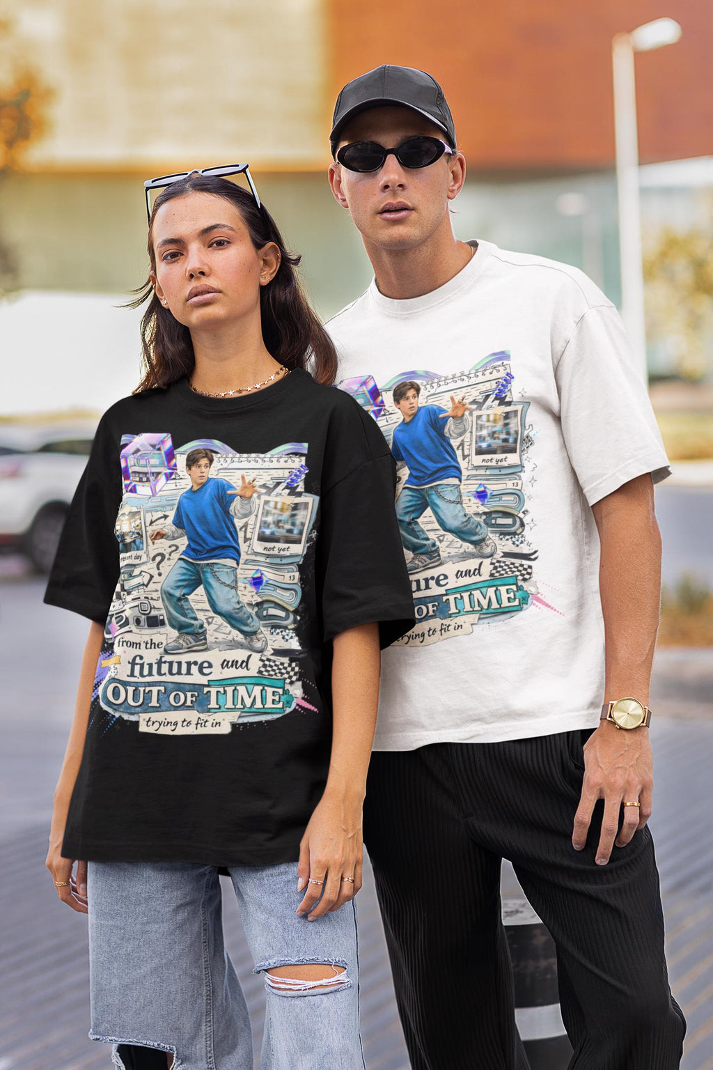 Y2K Graphic Tee | Out of Time, Zillennial Nostalgia
