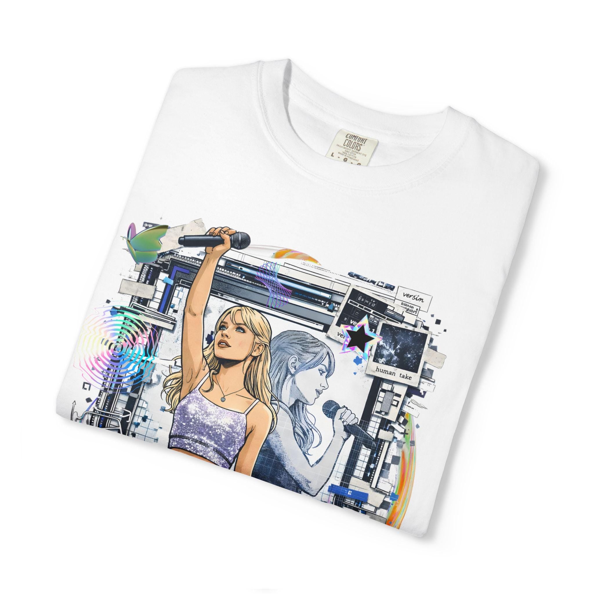 Y2K Pixel Art Comfort Colors Tee | Retro Zillennial Fashion