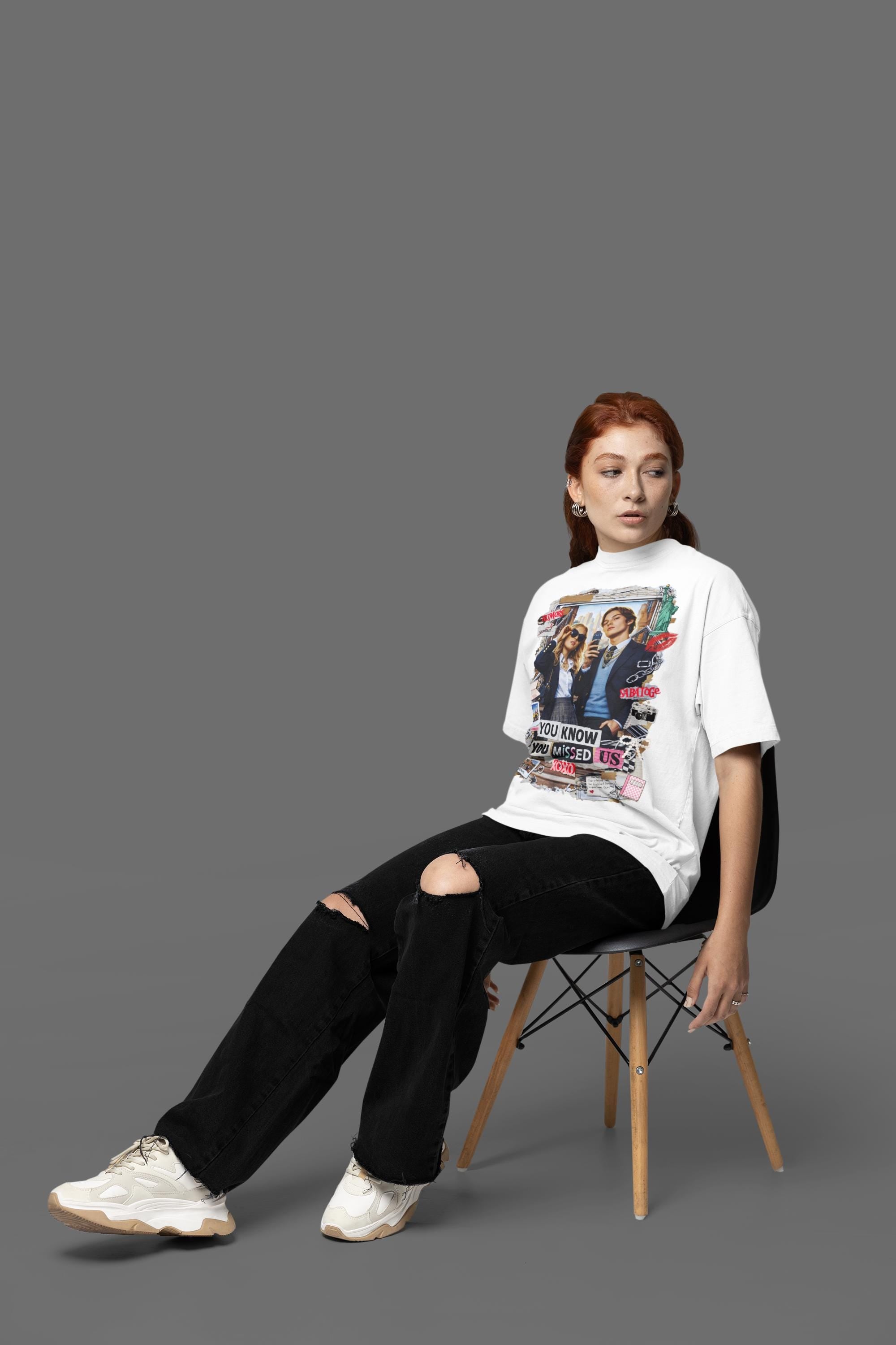 Y2K Gossip Girl Graphic Tee | Zillennial Nostalgia