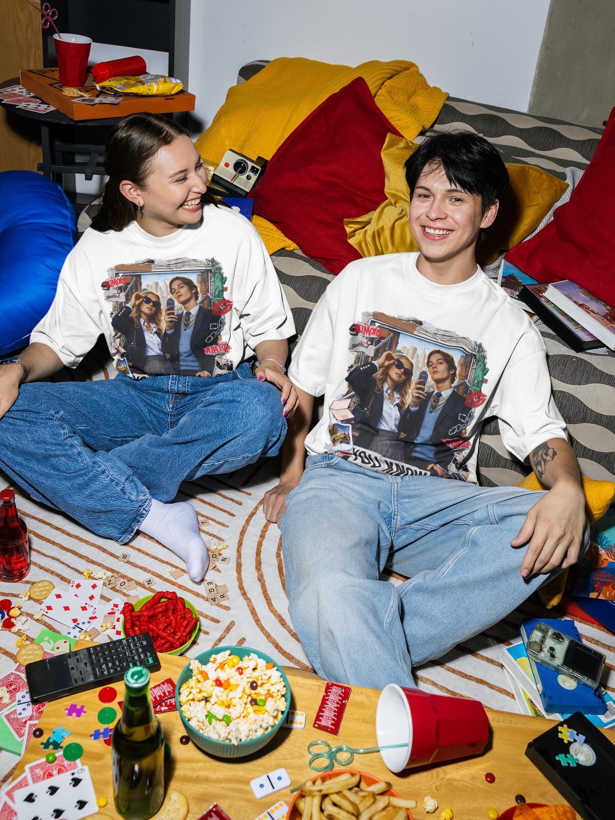 Y2K Gossip Girl Graphic Tee | Zillennial Nostalgia