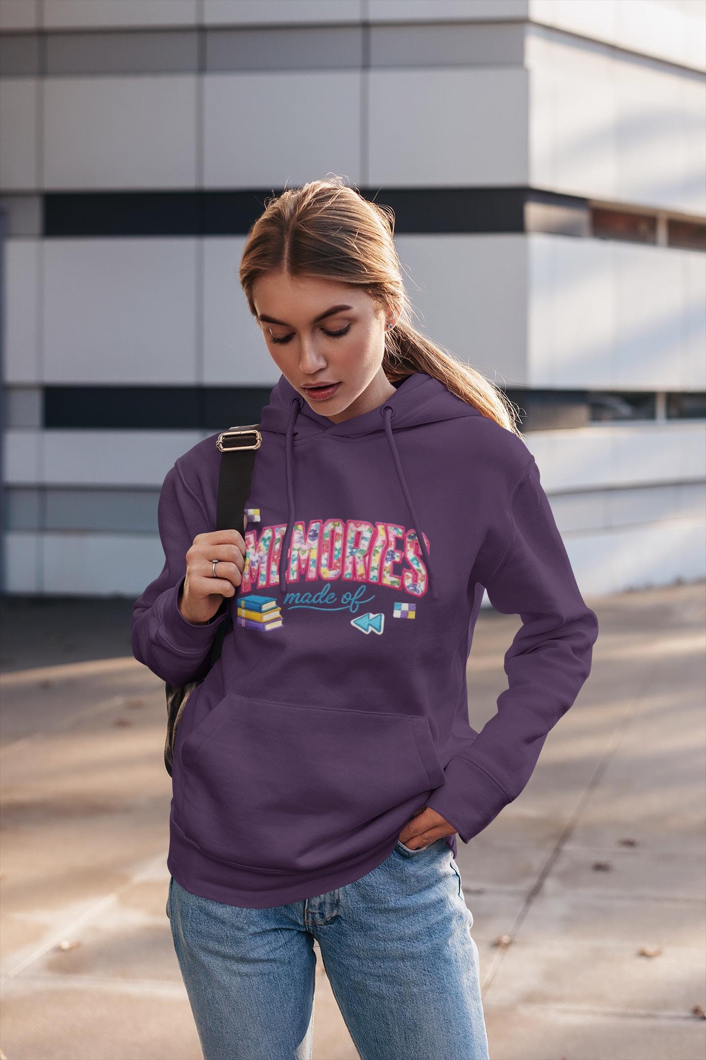 Nostalgic Memories bunny arcade hoodie | Retro gaming sweatshirt