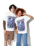 Spring Break No Plans bunny DJ T-shirt | retro cassette boombox party design