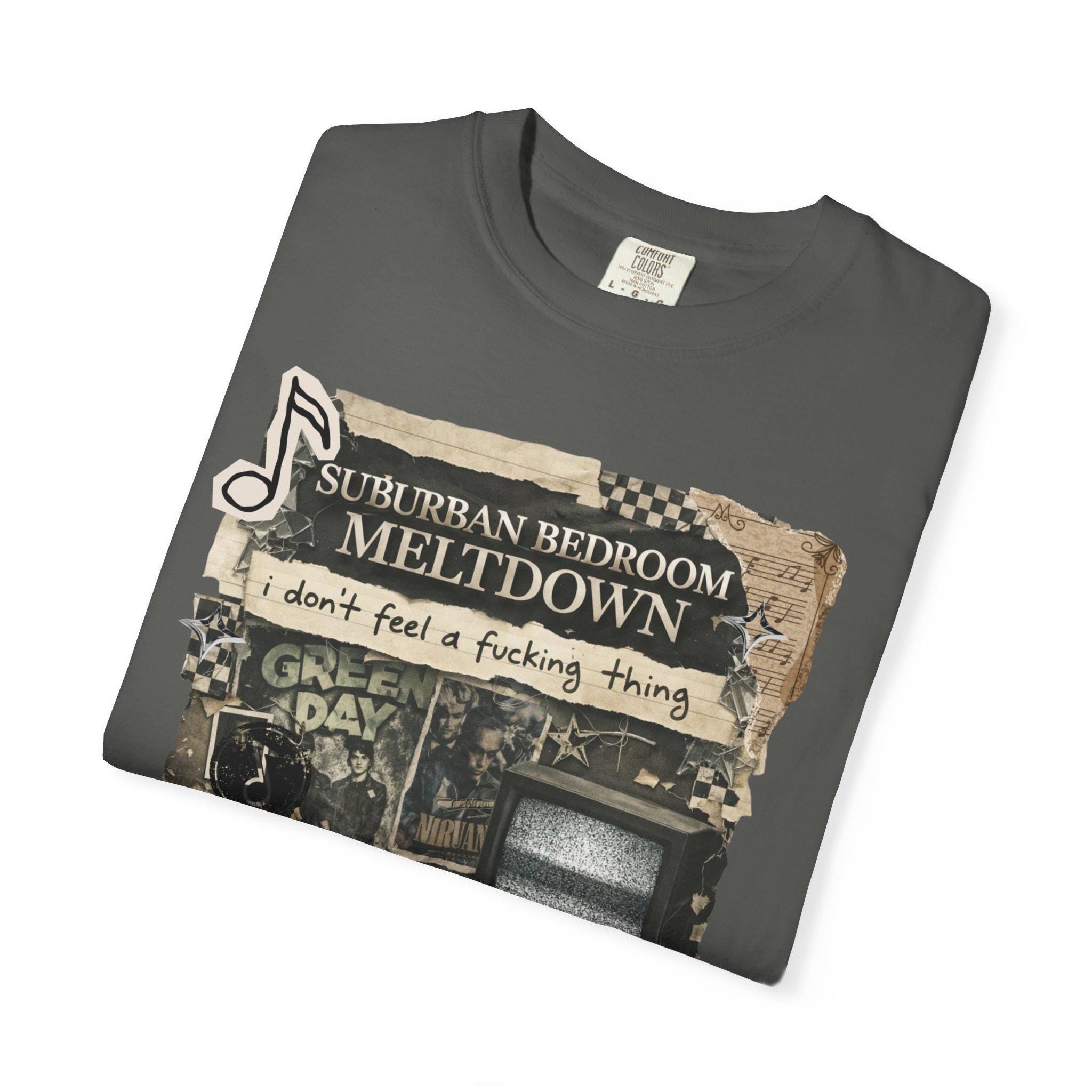 Suburban Bedroom Meltdown T-Shirt | Emo Grunge 2000s Alternative Nostalgia Fashion Tee