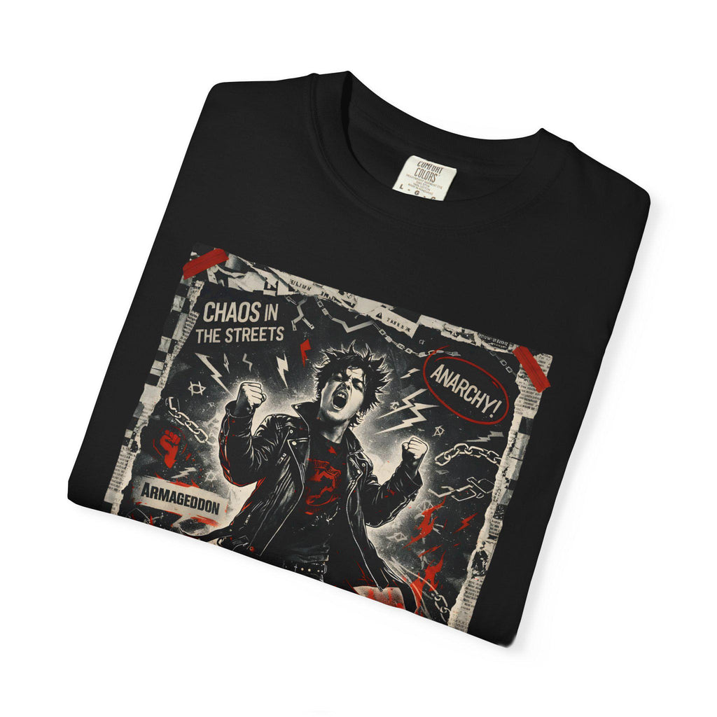 Rooftop Last Stand Punk Rebellion T-shirt