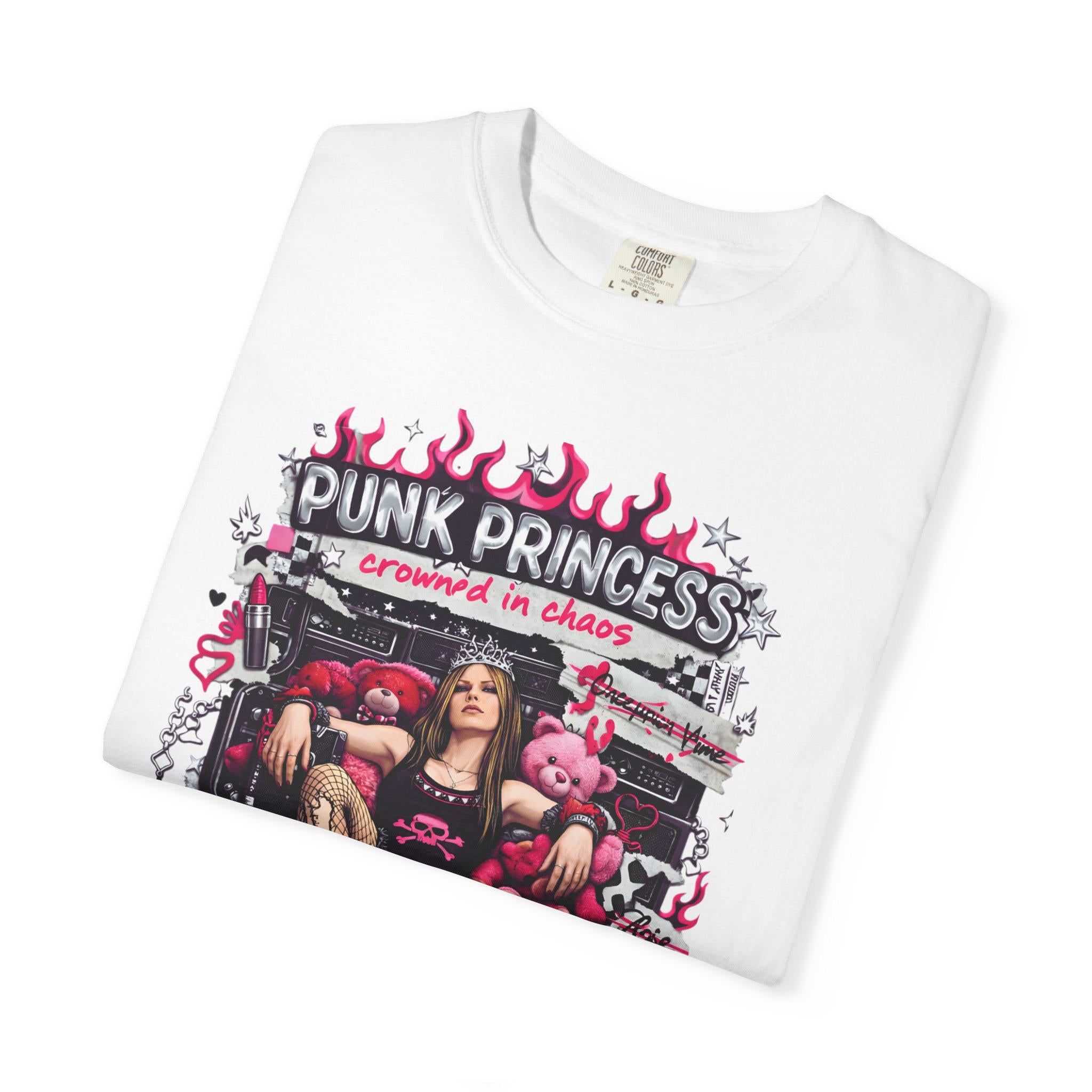 Pink Grunge Princess Graphic Tee - Punk Rock Festival Streetwear Unisex T-Shirt