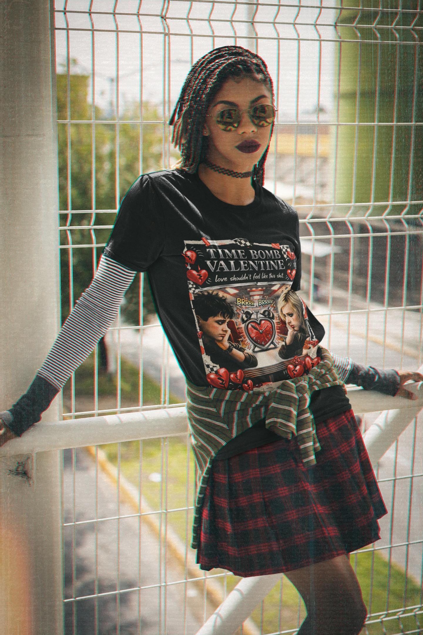 Time Bomb Valentine T-Shirt | Dark Romance Grunge Emo Gothic Aesthetic Unisex Tee Anti Love Graphic Shirt