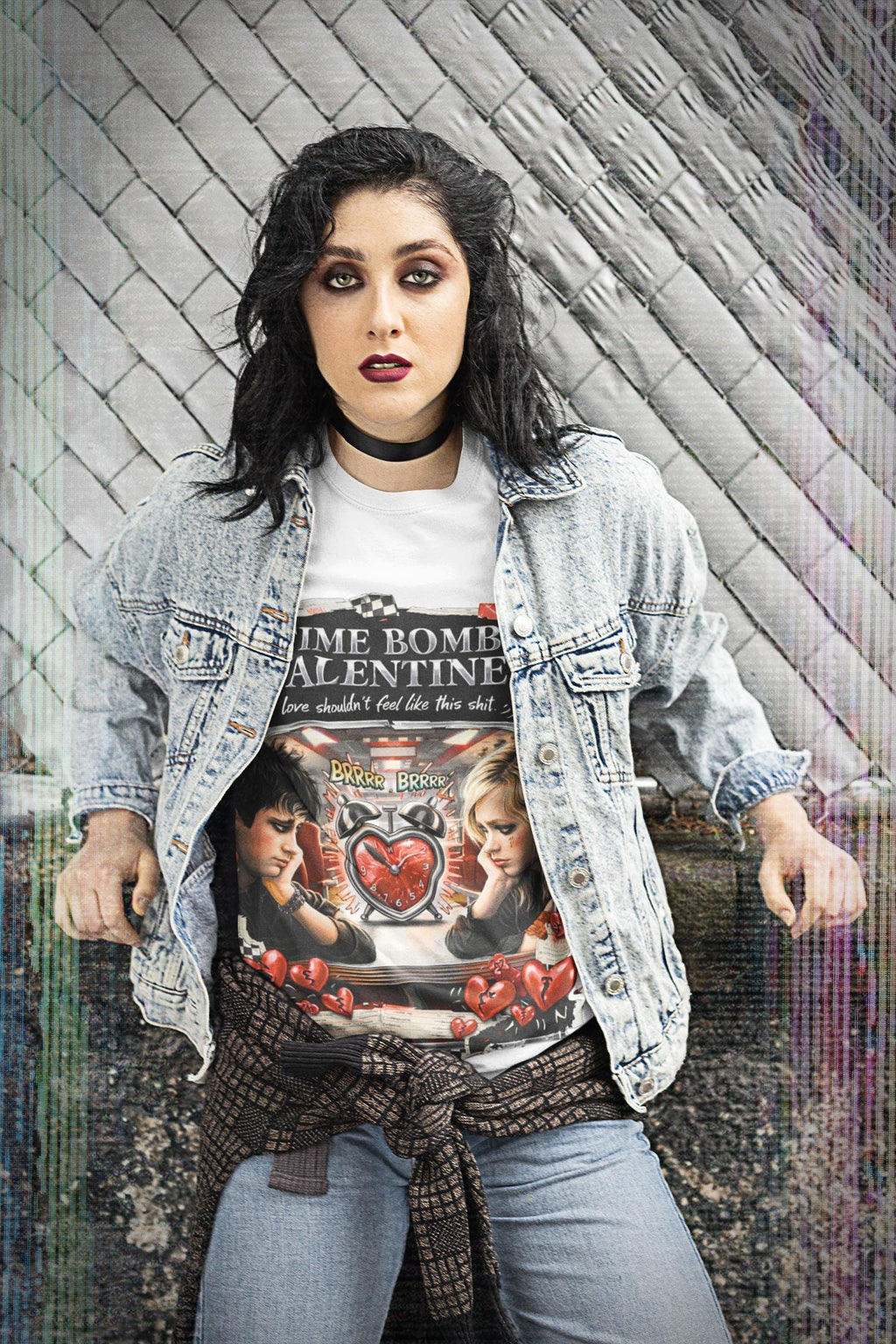 Time Bomb Valentine T-Shirt | Dark Romance Grunge Emo Gothic Aesthetic Unisex Tee Anti Love Graphic Shirt