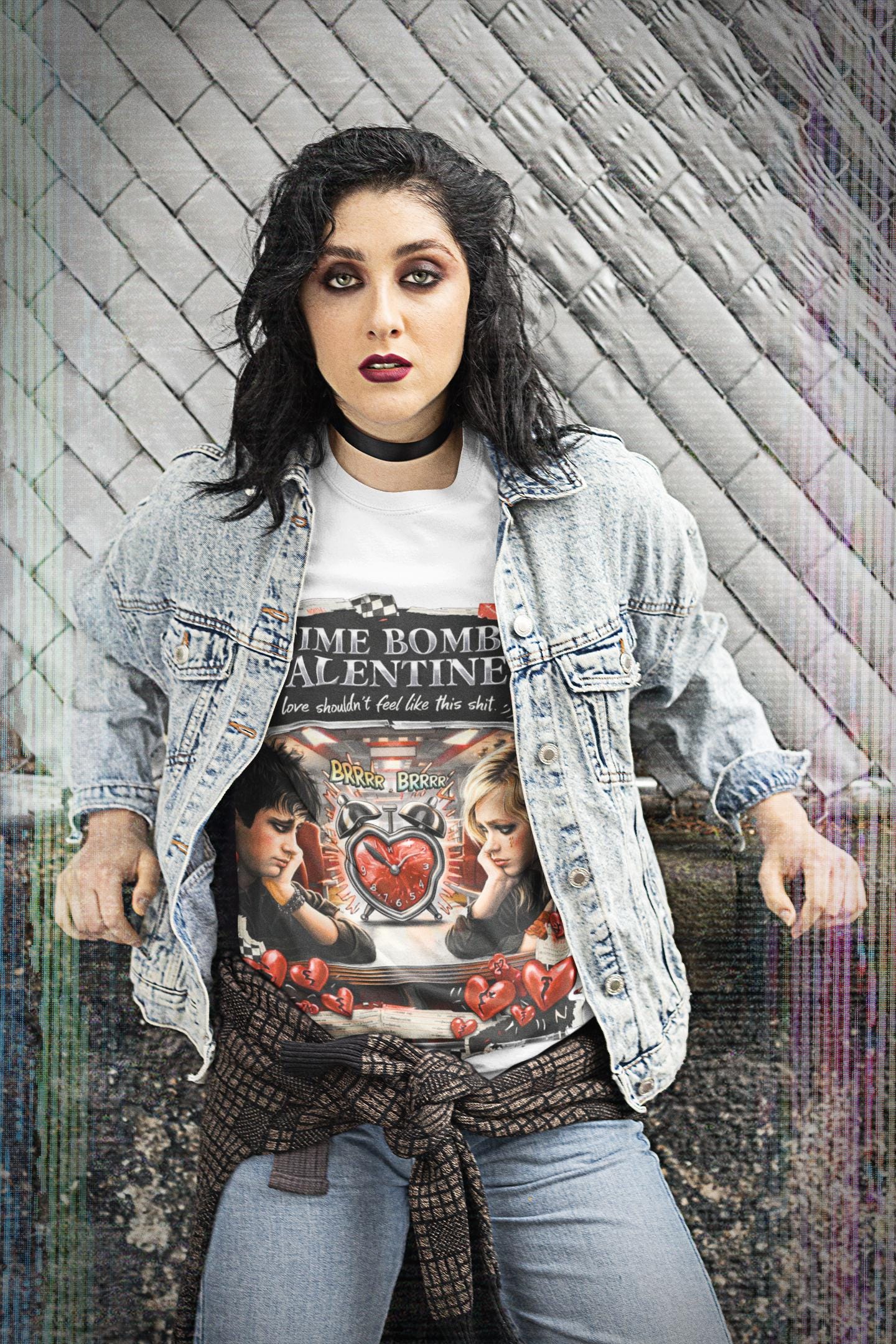 Time Bomb Valentine T-Shirt | Dark Romance Grunge Emo Gothic Aesthetic Unisex Tee Anti Love Graphic Shirt