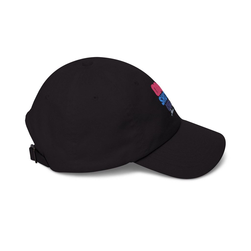 OMG Shut Up embroidered emoji cap | Dad Cap, White Adjustable Hat