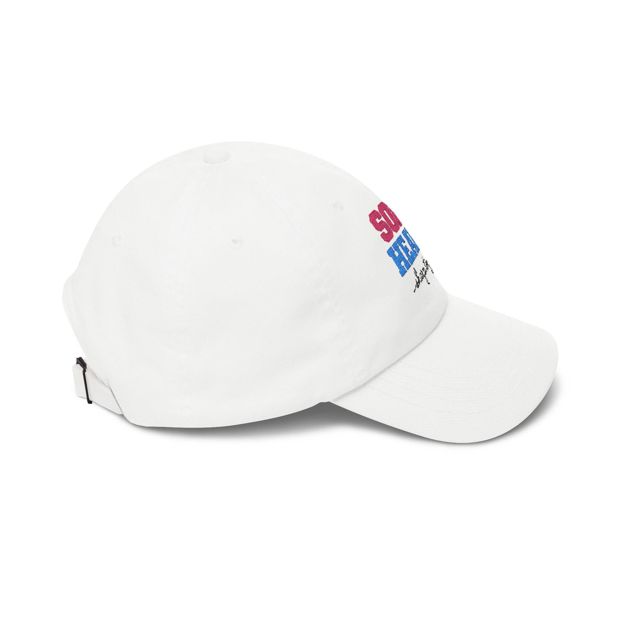 Soft Heart Sharp Tongue Dad Cap | Embroidered Heart & Script