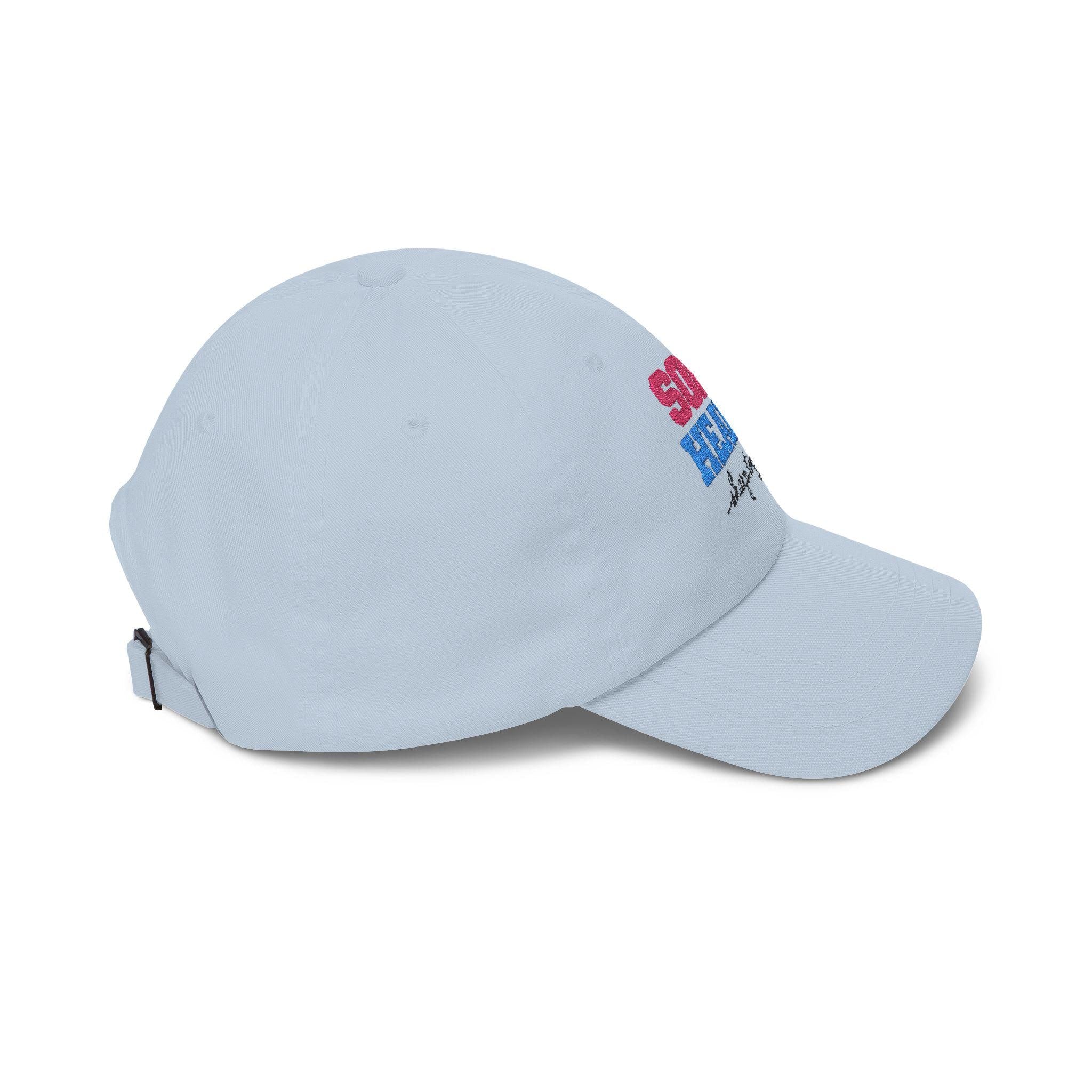 Soft Heart Sharp Tongue Dad Cap | Embroidered Heart & Script