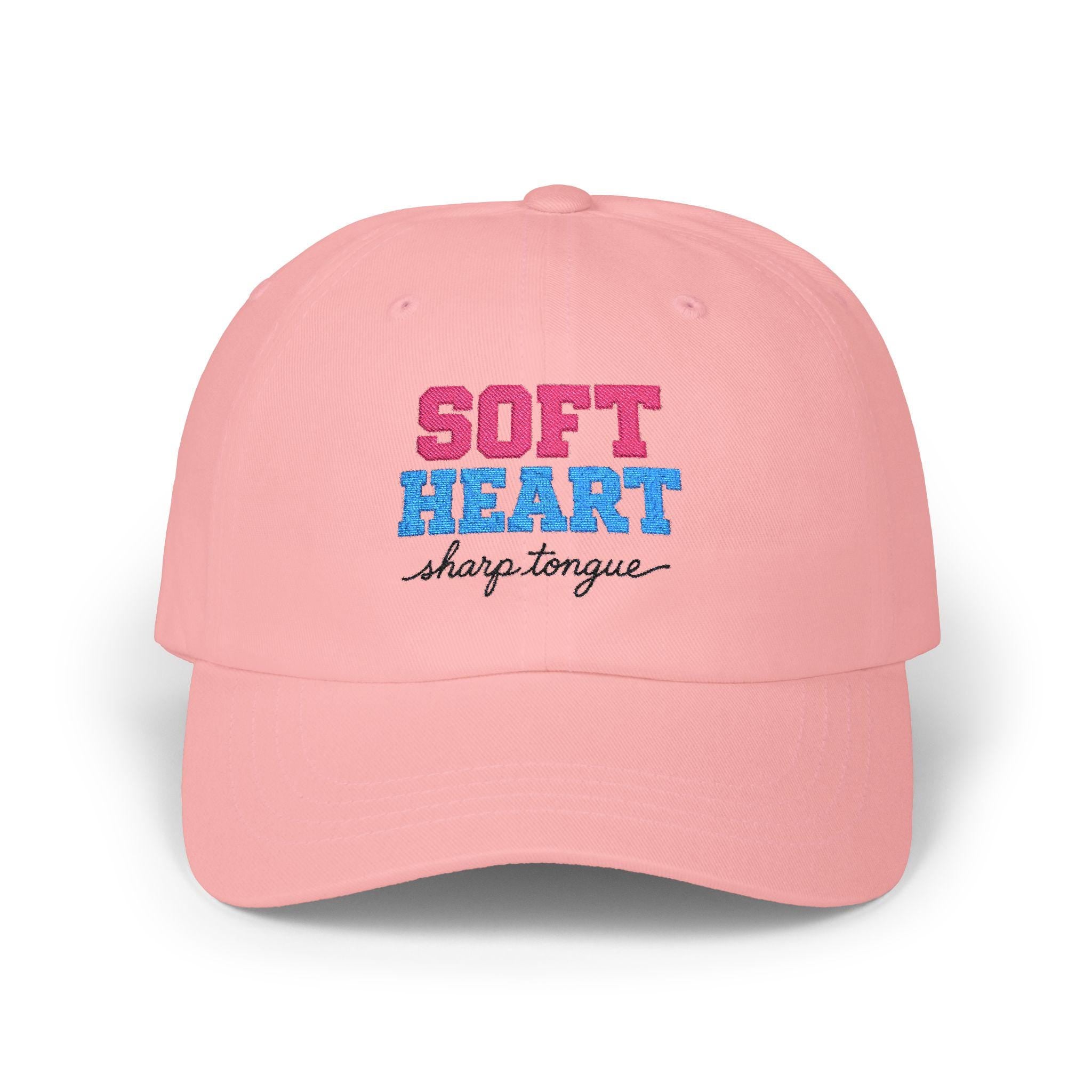 Soft Heart Sharp Tongue Dad Cap | Embroidered Heart & Script