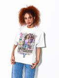 Y2K Music Girl Graphic Tee – Nostalgic Collage Shirt