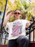 Y2K Pastel Easter Bunny Tee - Spring Collage Graphic Shirt