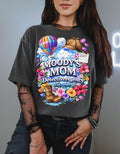 Moody's Mom Detective Agency T-Shirt | Vintage Cat Hot Air Balloon Graphic Tee Gift
