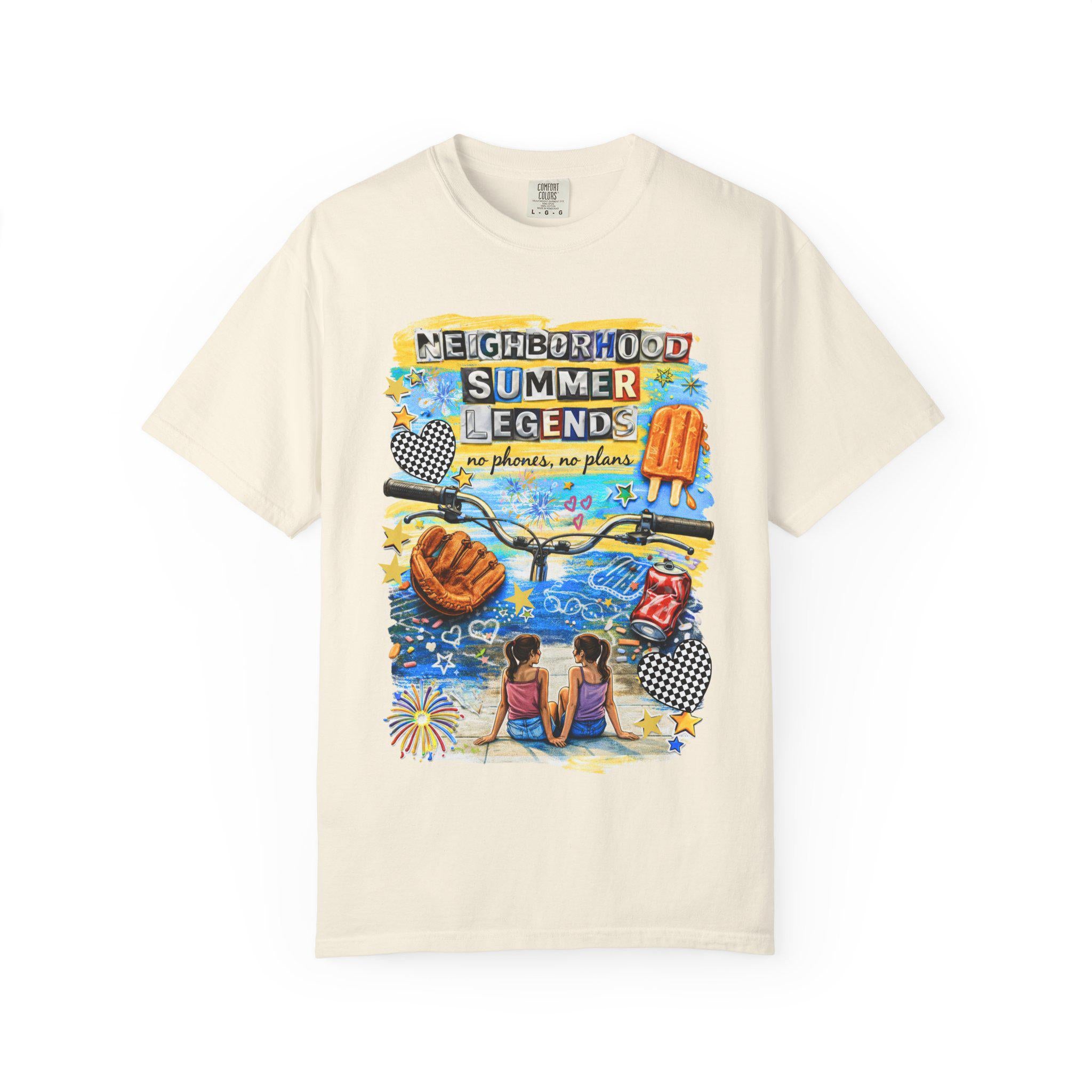 Neighborhood Summer Legends Tee - No Phones Plans Zillennial Nostalgia Shirt Vintage Retro Graphic Unisex