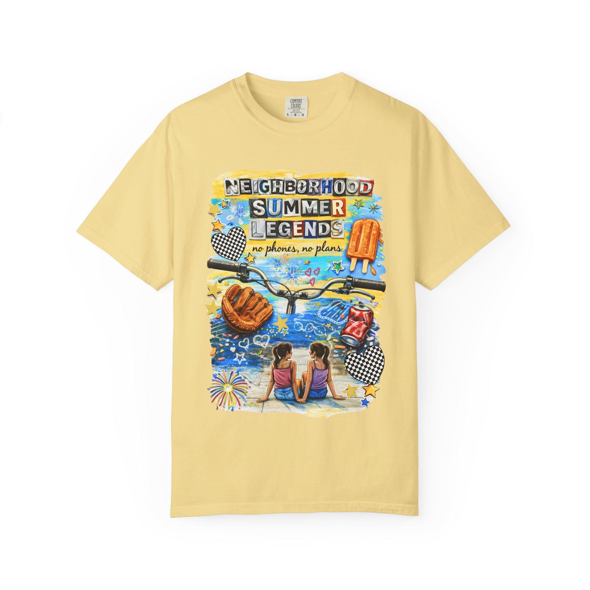 Neighborhood Summer Legends Tee - No Phones Plans Zillennial Nostalgia Shirt Vintage Retro Graphic Unisex