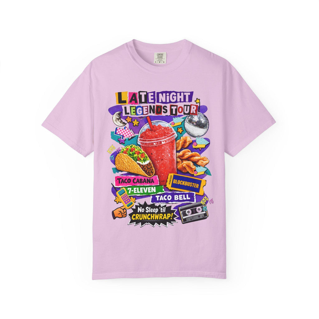 Late Night Legends Tour T-Shirt | Fast Food Graphic Tee