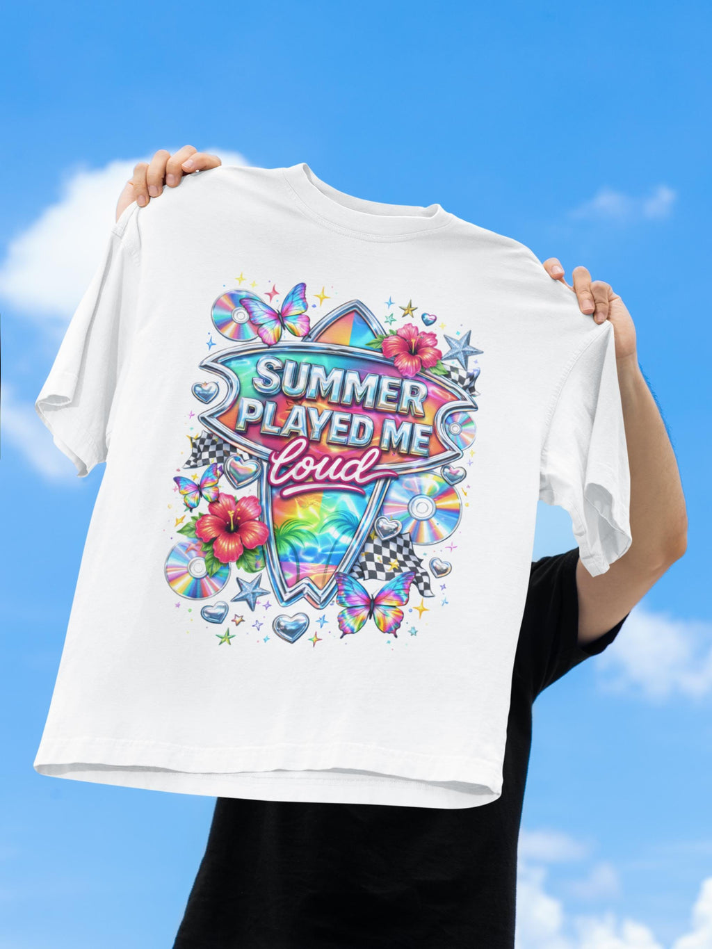 Summer Played Me Loud Comfort Colors Retro Y2K Graphic Sweatshirt