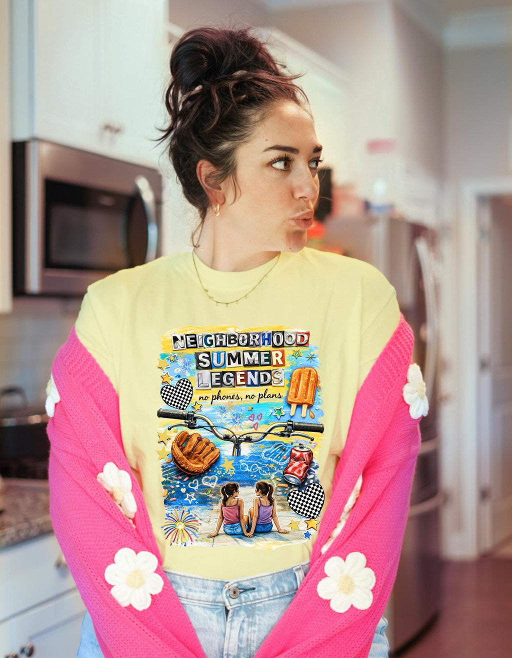 Neighborhood Summer Legends Tee - No Phones Plans Zillennial Nostalgia Shirt Vintage Retro Graphic Unisex