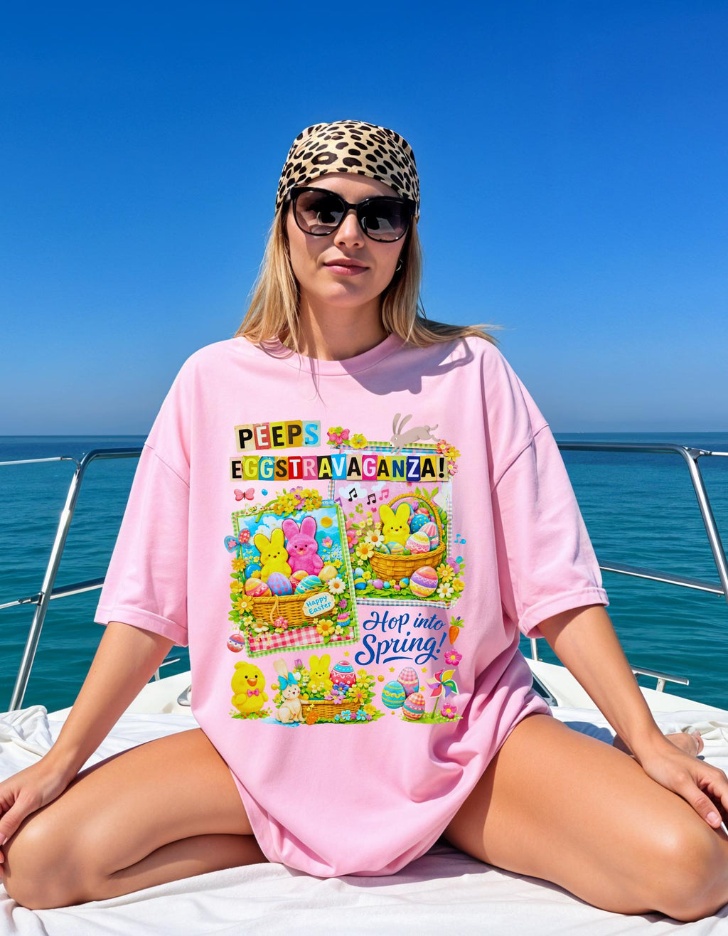 Peeps Eggstravaganza Easter Tee | Spring Chick T-Shirt Hop Into Season Holiday Outfit