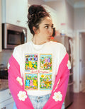 Easter Peeps Collage T-Shirt Sweet Springtime Graphic Tee Holiday Bunny Pastel Seasonal Unisex